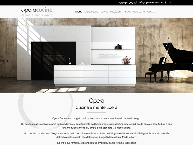 Opera Cucine a mente libera è online